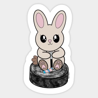 Puck Bunny (Trans*) Sticker